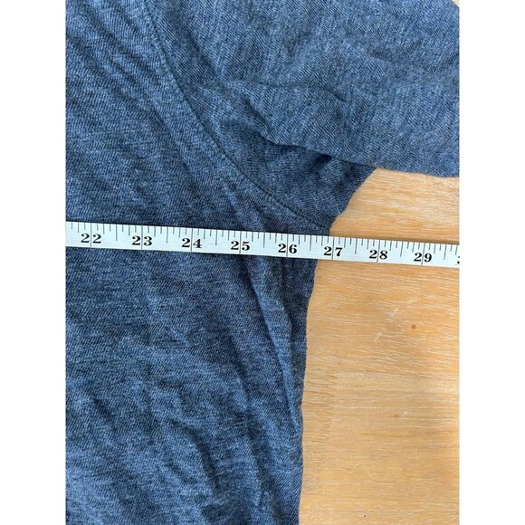 Faherty Sunwashed Slub Hoodie Mens 2XL Heathered Blue Pullover 100% Cotton Comfy - Picture 9 of 9